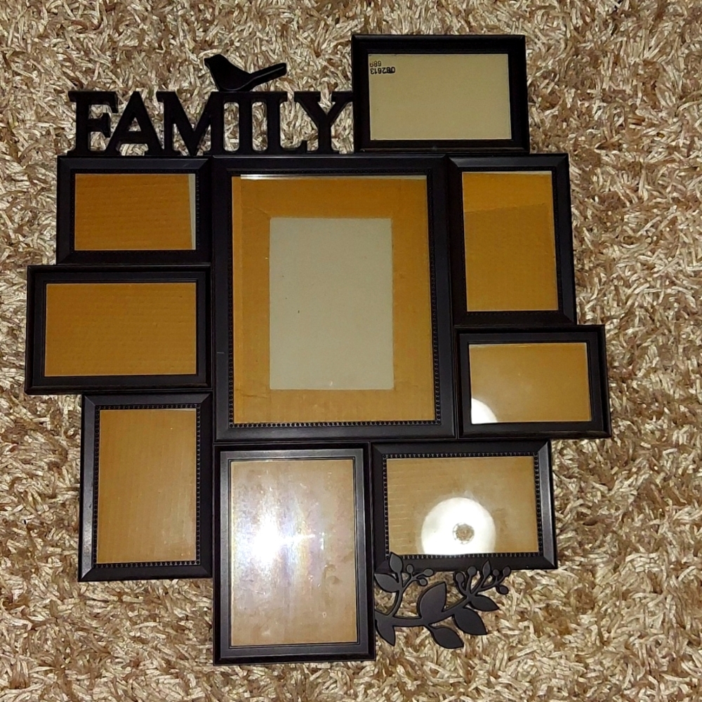 9 photo insert frame
